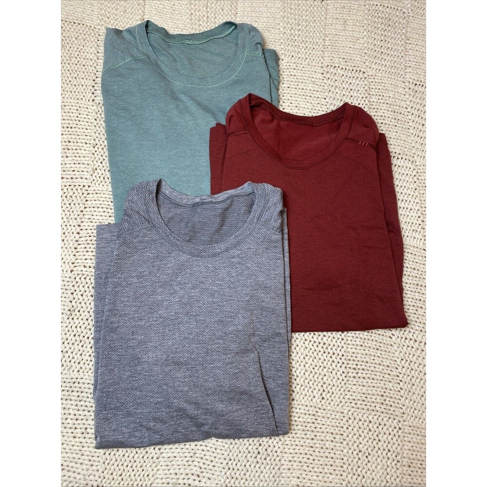Lululemon Metal Vent Tech Tee LOT OF 3 Mens XL Performance Gym Shirt Workout